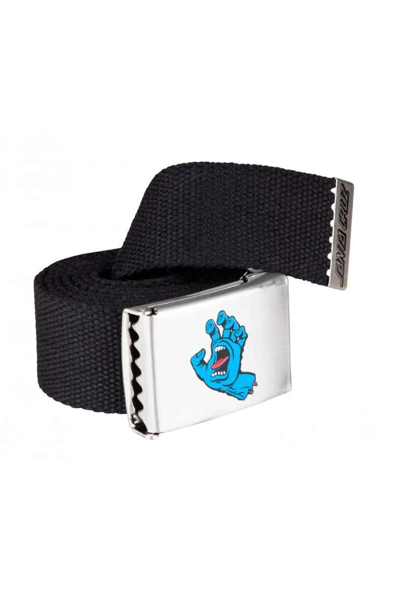 SANTA CRUZ Ζώνες Screaming Mini Hand Belt -Μαύρο-SCA-BEL-0113-BLACK