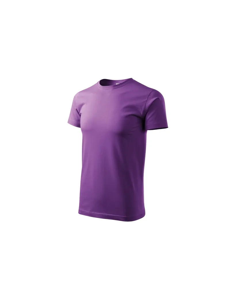 Malfini Basic Ανδρικό Διαφημιστικό T-shirt Κοντομάνικο σε Μωβ Χρώμα MLI-12964
