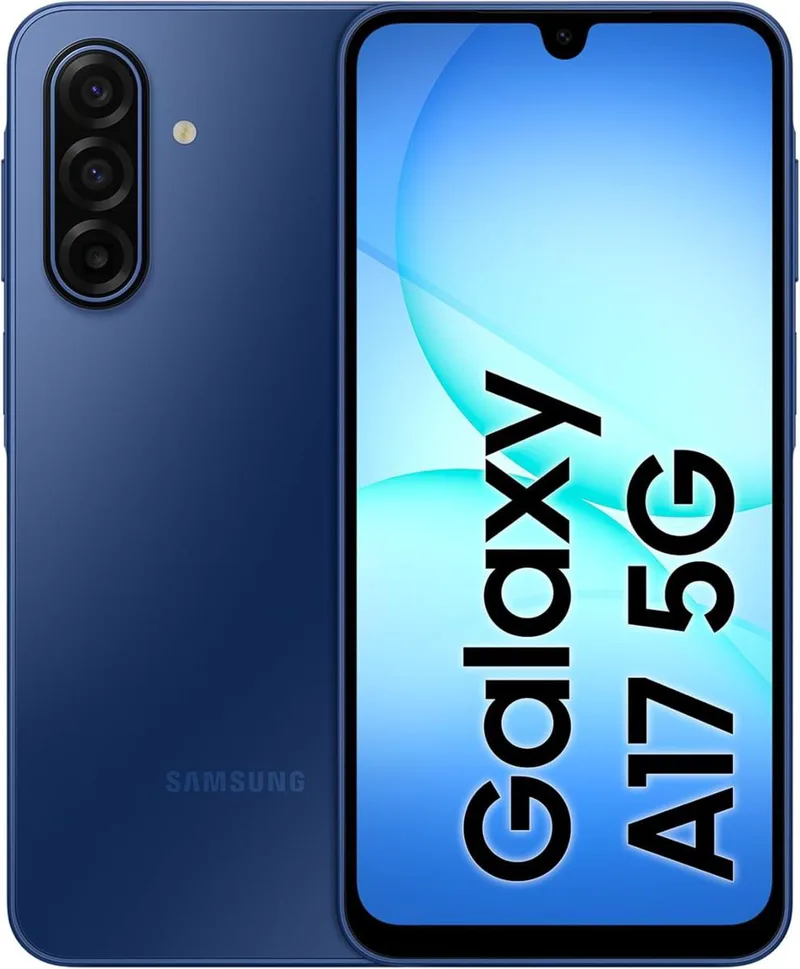 Samsung Galaxy A17 SM-A176 with 8GB RAM, 256GB Storage, 6.7-inch Display, 5G Connectivity, Blue, Dual SIM, European Version