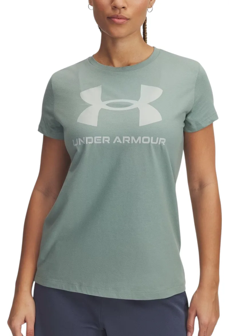Μπλούζα Κοντομάνικη Under Armour Sportstyle Logo 1356305-348 Γυναικείο