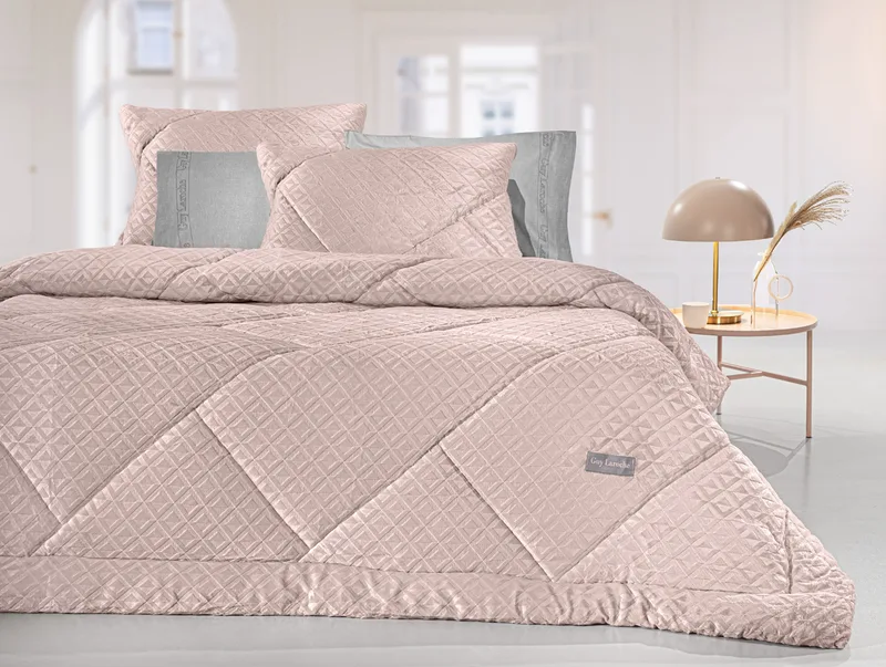 Κουβερτοπάπλωμα Ultrasoft 2 Όψεων King 260x240εκ. Profile Pudra Guy Laroche (Ύφασμα: Polyester, Χρώμα: Ροζ, Μέγεθος: King Size) - Guy Laroche - 5206480687426