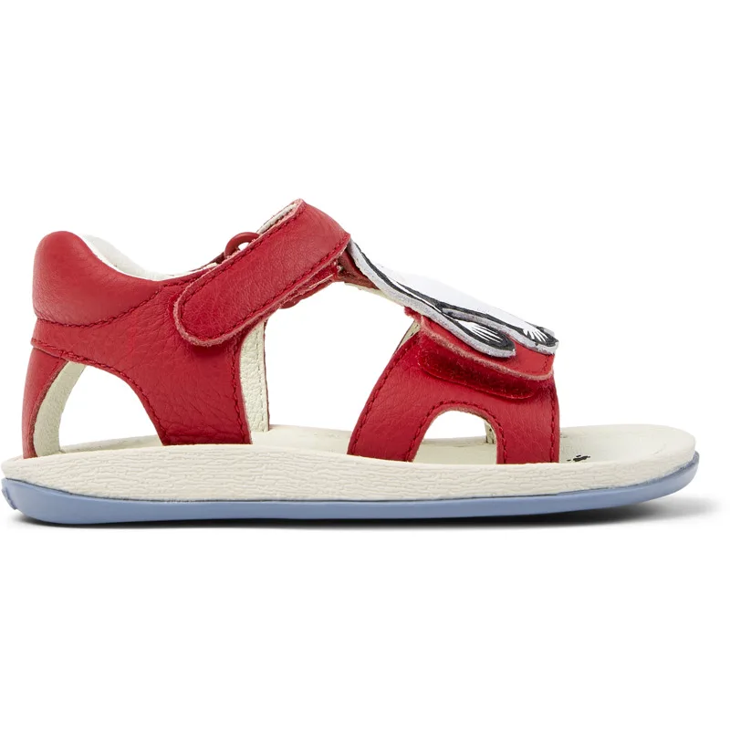 CAMPER Camper x Moomin - Πέδιλα Για Παιδιά - Κόκκινο, Μέγεθος 23, Smooth leather