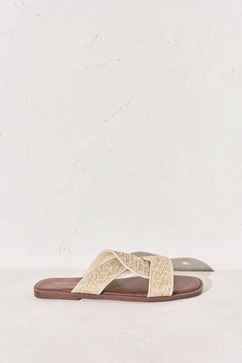 women'secret σαγιονάρες Γυναικεία MMP NATURAL FLAT