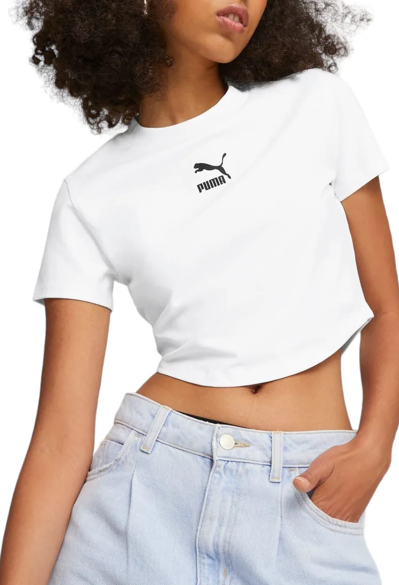 Μπλούζα Κοντομάνικη Puma Dare To Cropped Slim 621435-02 Γυναικείο