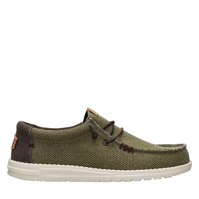 HEY DUDE Wally Braided Slip on 41-46 - ΧΑΚΙ - HD40003/15