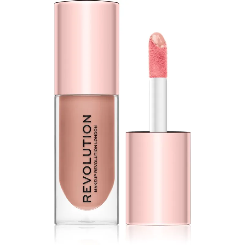 Revolution Pout Bomb λιπ γκλος χειλιών για μεγαλύτερο όγκο με υψηλή λάμψη απόχρωση Candy 4.6 ml