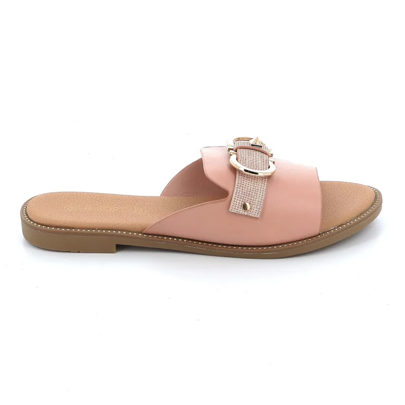 Γυναικείο Mule B-Soft Χρώματος Ροζ 54025.PI