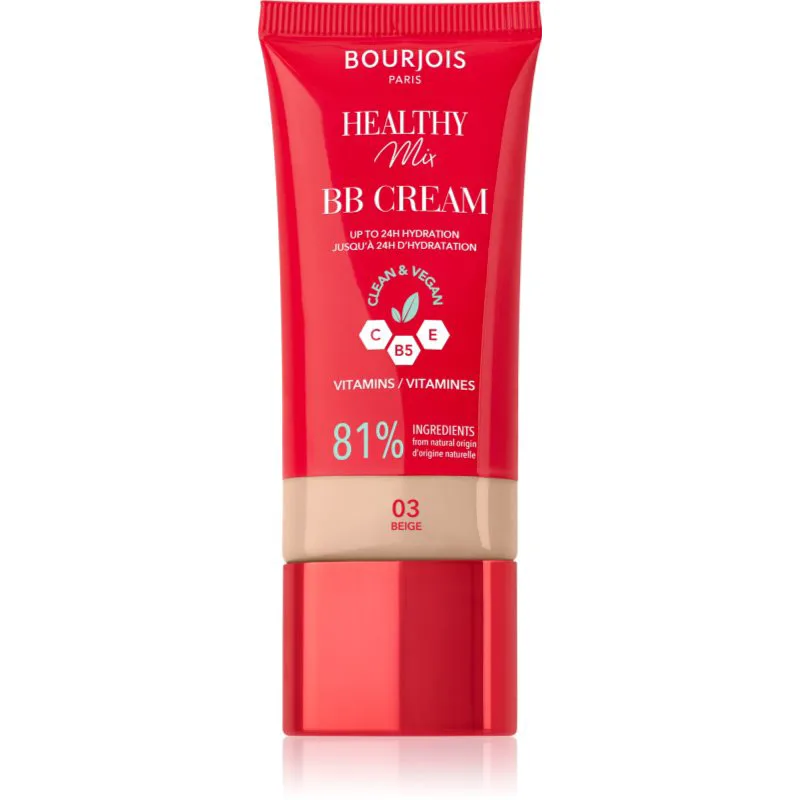 Bourjois Healthy Mix Clean & Vegan BB Cream ΒΒ κρέμα απόχρωση 03 Μπεζ 30 ml