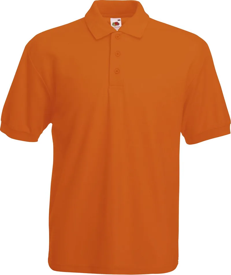 Ανδρική Μπλούζα Polo 63-402-0 Fruit of the Loom Πορτοκαλί
