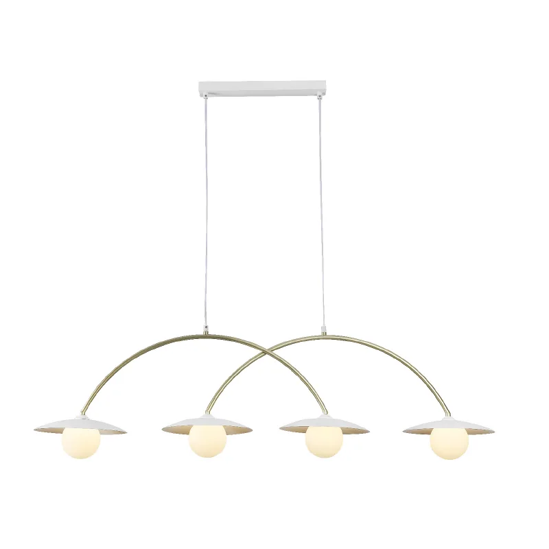 Φωτιστικό Οροφής Πολύφωτο Aca Fleria HM235P4 White/Gold