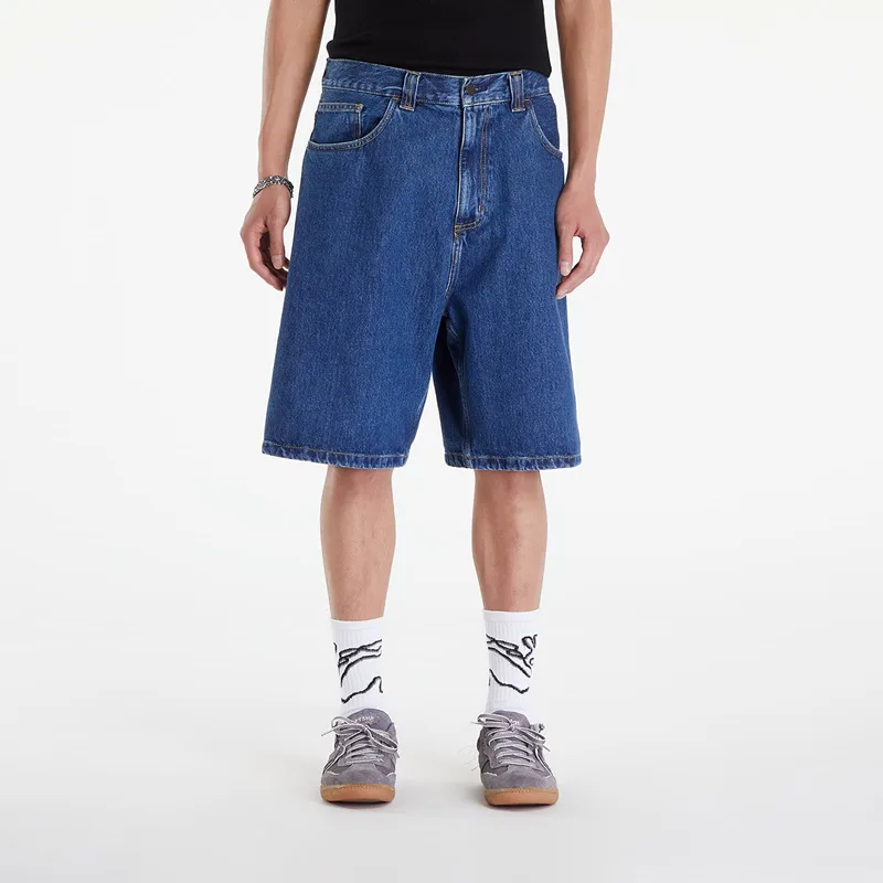 Σορτς Carhartt WIP Brandon Short Blue Stone Washed L