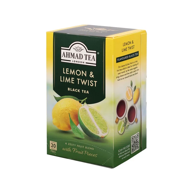 Ahmad Tea Lemon & Lime Twist BLACK TEA - 20 φακελάκια