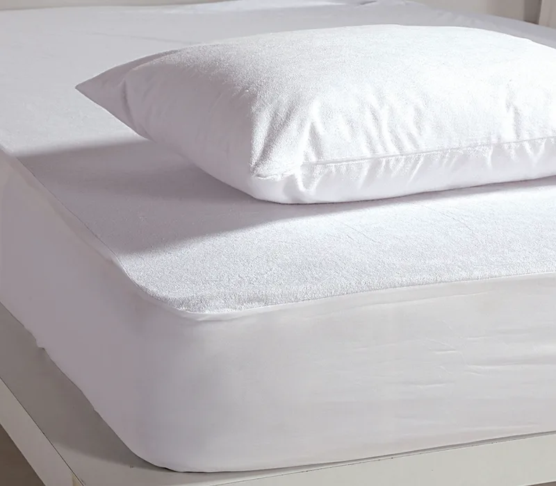 Αδιάβροχο Επίστρωμα Υπέρδιπλο 160x200+30 Nef Nef White Linen Pu Λευκό (160x200+30)