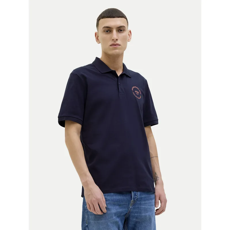 Jack & Jones Polo Simon 12269299 Σκούρο μπλε Regular Fit