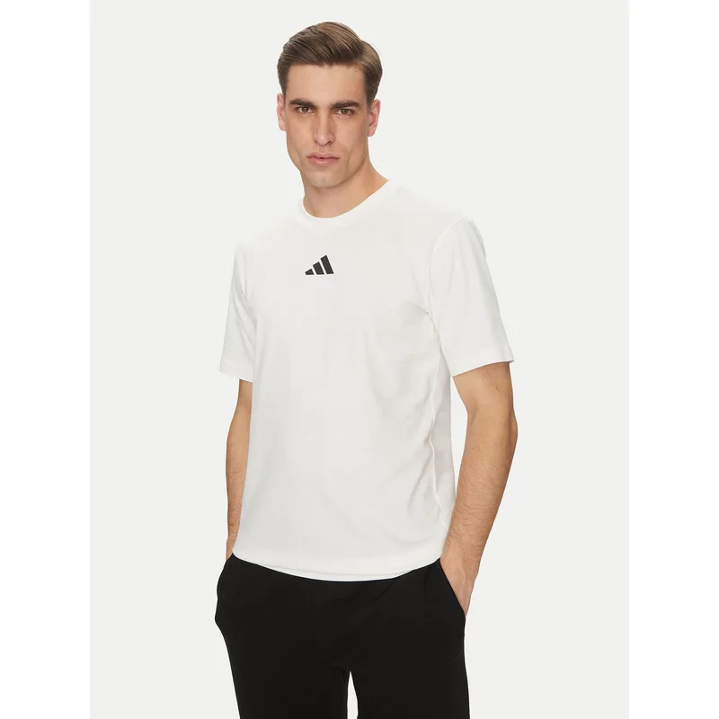 adidas T-Shirt German Engineering Graphic JP1527 Λευκό Regular Fit