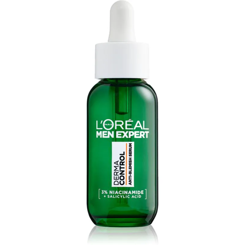 L’Oréal Paris Men Expert Derma Control ορός ενάντια στις ατέλειες της επιδερμίδας 30 ml
