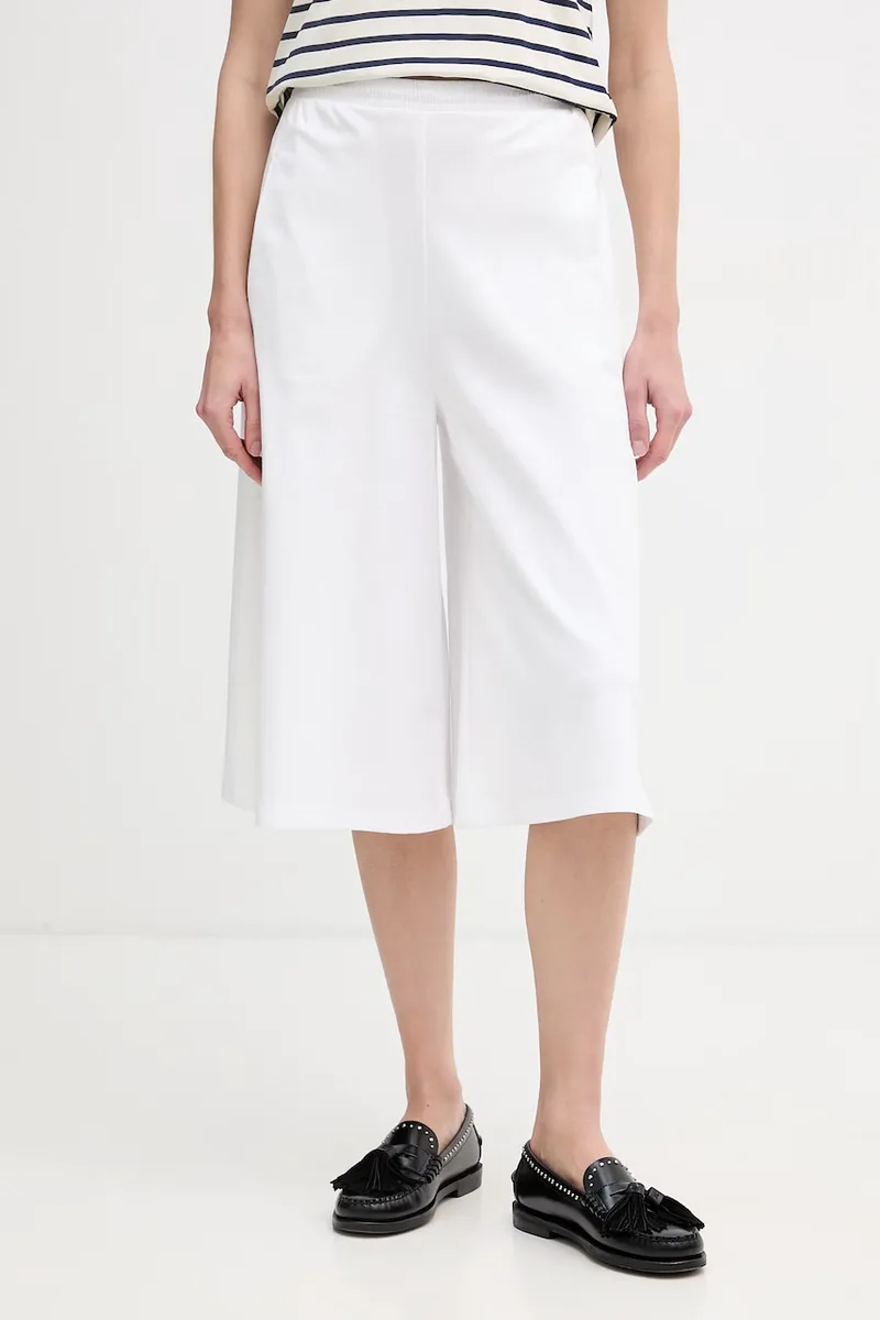 MM by Max Mara βερμούδα γυναικεία με βαμβάκι PIOMBO