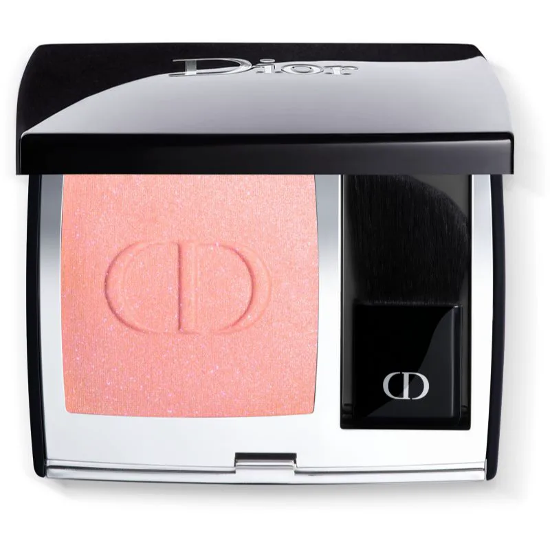 DIOR Rouge Blush συμπαγές ρουζ με πινέλο και καθρέφτη απόχρωση 601 Hologlam (Holo) 6.7 γρ