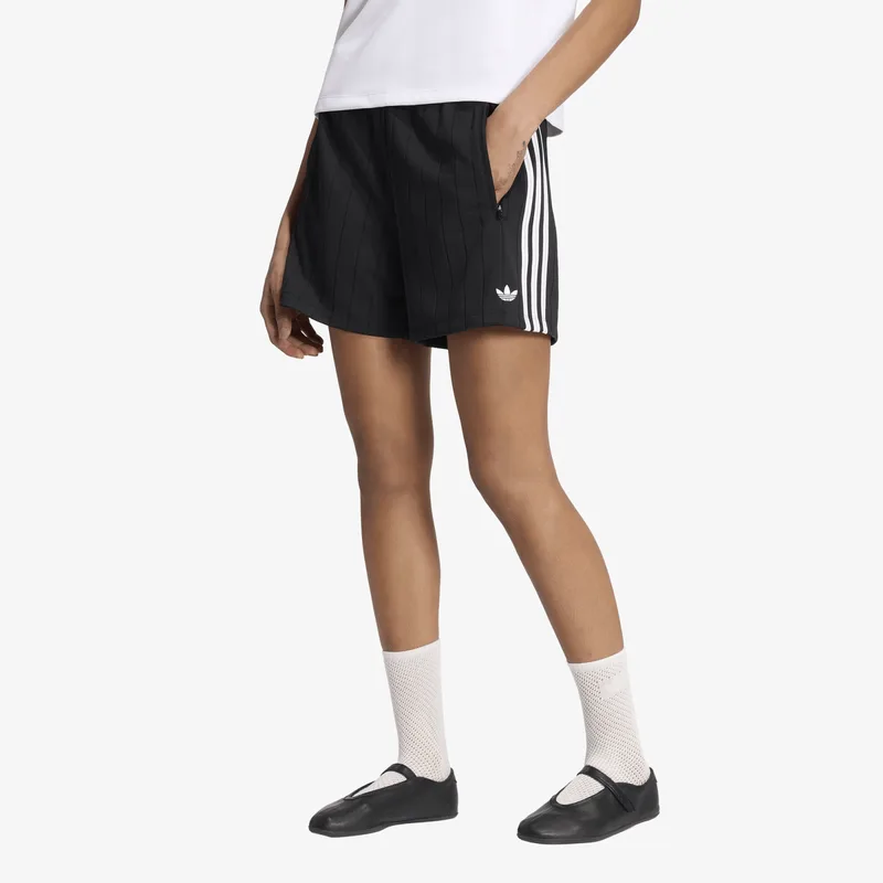 Σορτς adidas Pinstripe Firebird Shorts Black/ White/ Grey Two M