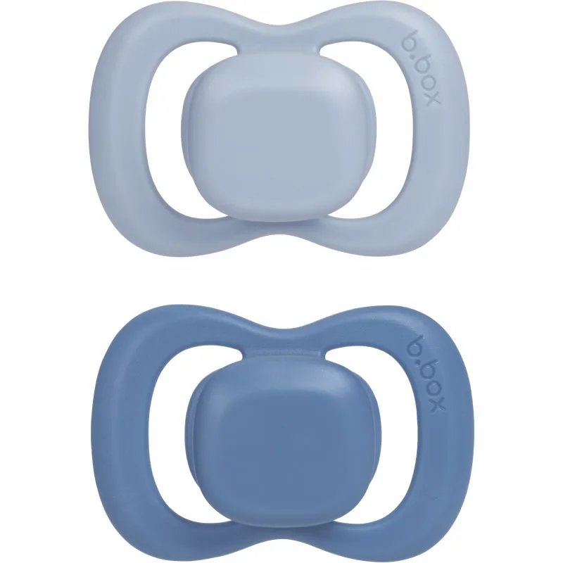 B.Box Silicone 0-6m πιπίλα Ocean/Sky 2 τμχ