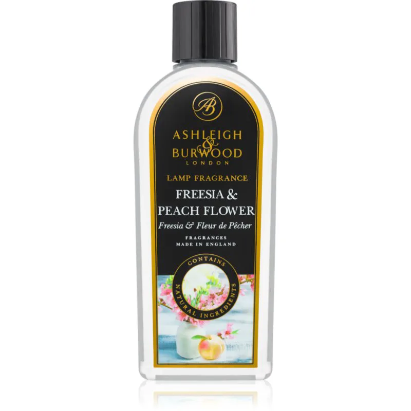 Ashleigh & Burwood London Lamp Fragrance Freesia & Peach Flower ανταλλακτικό καταλυτικού λαμπτήρα 500 ml