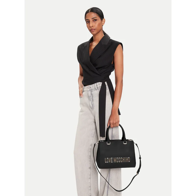 Τσάντα LOVE MOSCHINO JC4022PP0NKD0000 Μαύρο