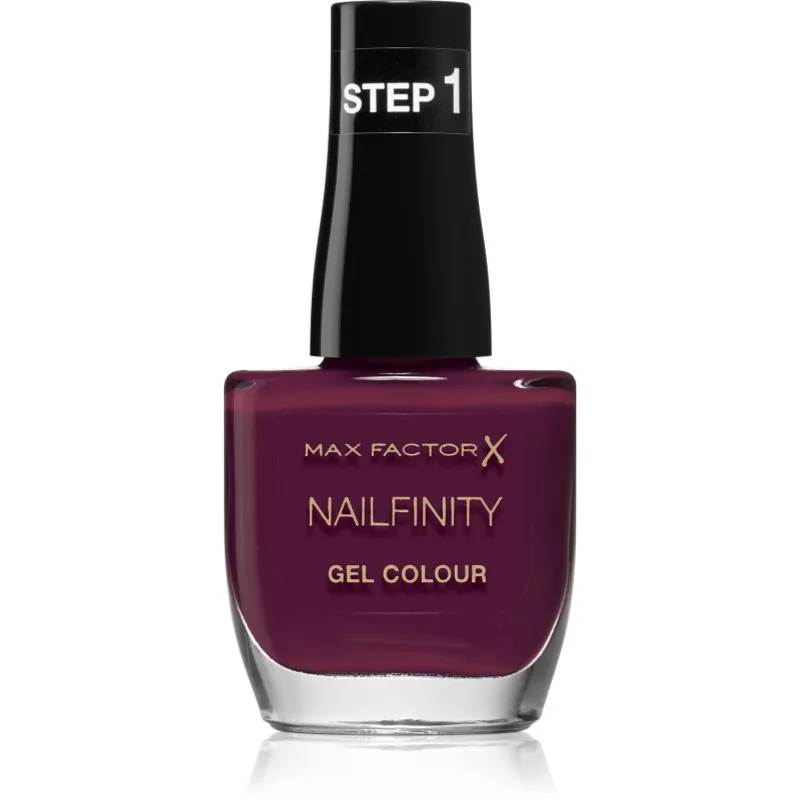 Max Factor Nailfinity Gel Colour τζελ βερνίκι νυχιών χωρίς τη χρήση των UV/LED λαμπτήρων απόχρωση 330 Max's Muse 12 ml
