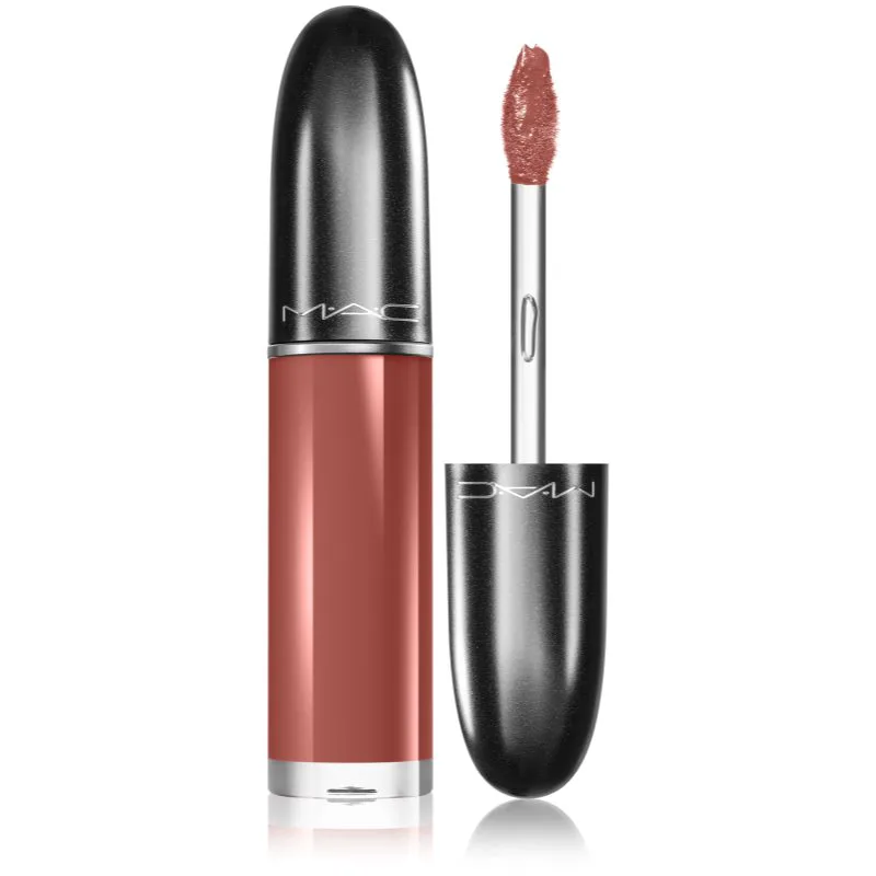 MAC Cosmetics Retro Matte Liquid Lipcolour ματ υγρό κραγιόν απόχρωση Topped with Brandy 5 ml