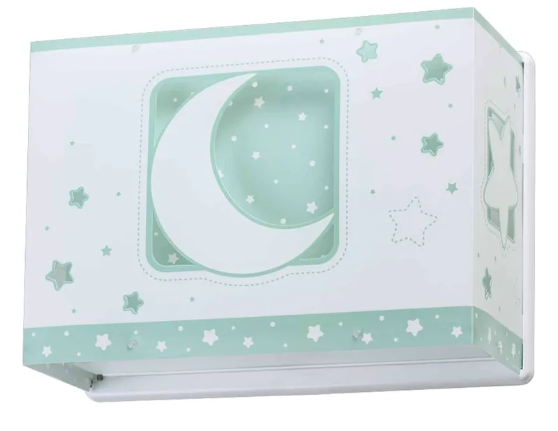 Παιδική Απλίκα Τοίχου Ango Green Moon 63238 H