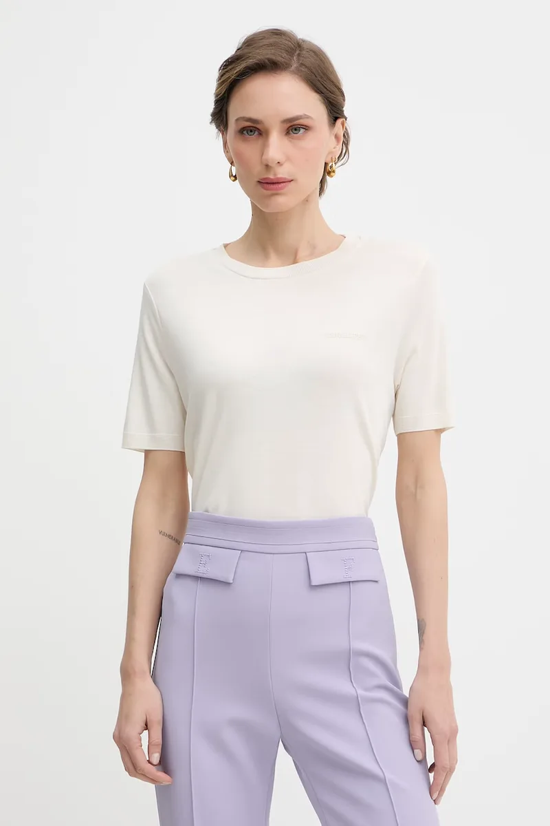 Patrizia Pepe t-shirt γυναικείο με lyocell