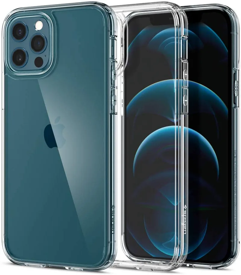 Spigen Θήκη Ultra Hybrid Apple iPhone 12 / 12 Pro - Crystal Clear (ACS01702)