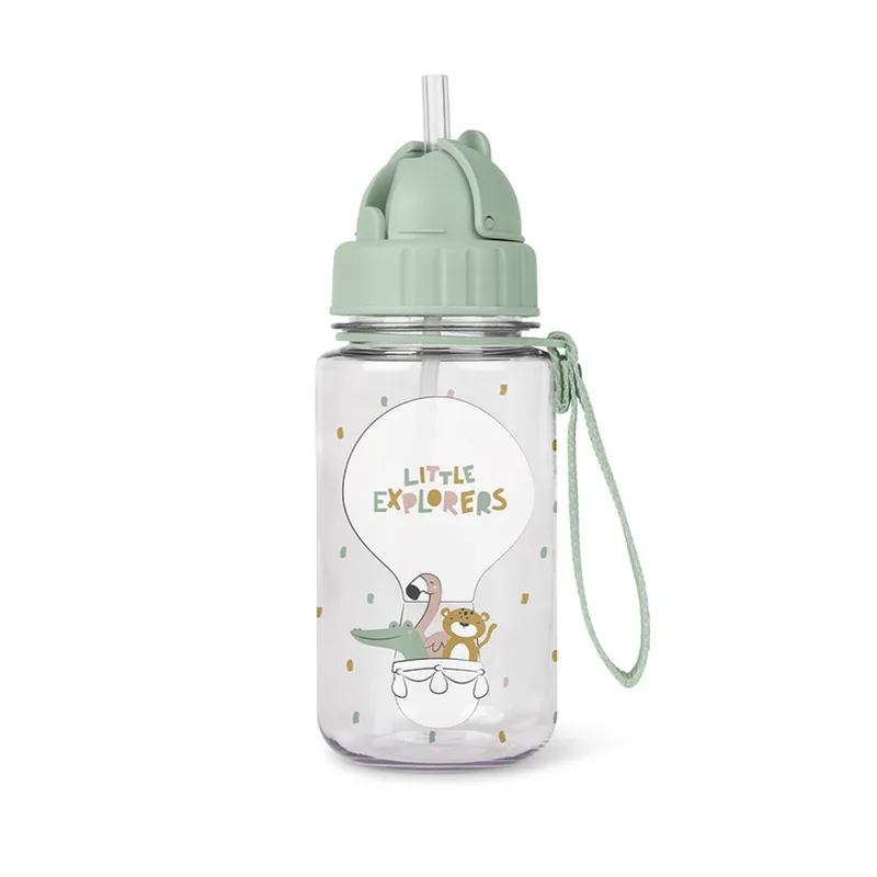 Παγούρι 400ml Με Καλαμάκι Saro Little Explores 74013