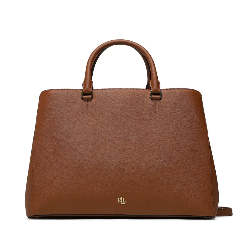Τσάντα Lauren Ralph Lauren Hanna 37 431898556006 Καφέ
