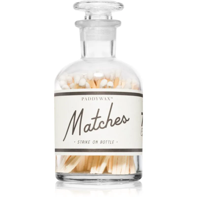 Paddywax Matches White Glass σπίρτα 75 τμχ