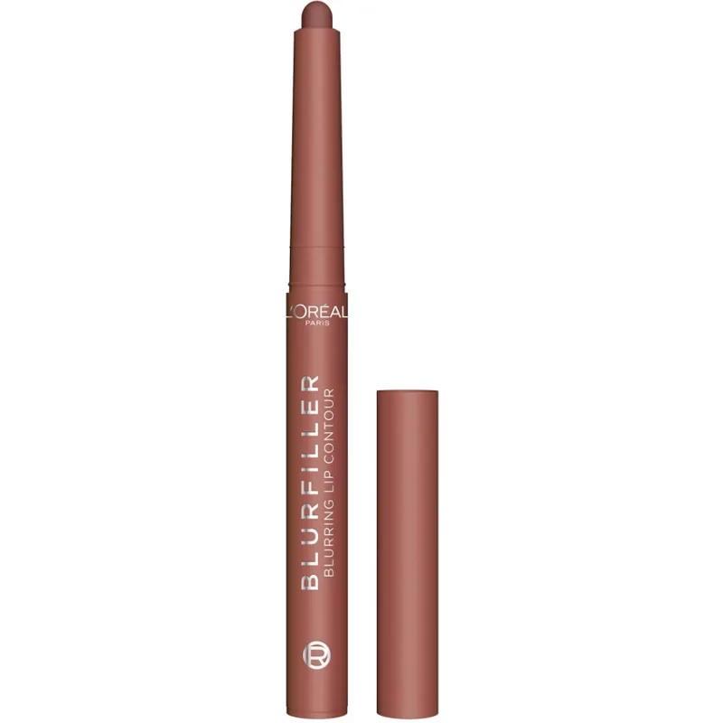 L'Oreal Paris Blurfiller Blurring Lip Countour Κρεμώδης Μολύβι Χειλιών για Φυσικό, Ενισχυμένο Αποτέλεσμα Όγκου 1 Τεμάχιο - 535 Brown Caramel