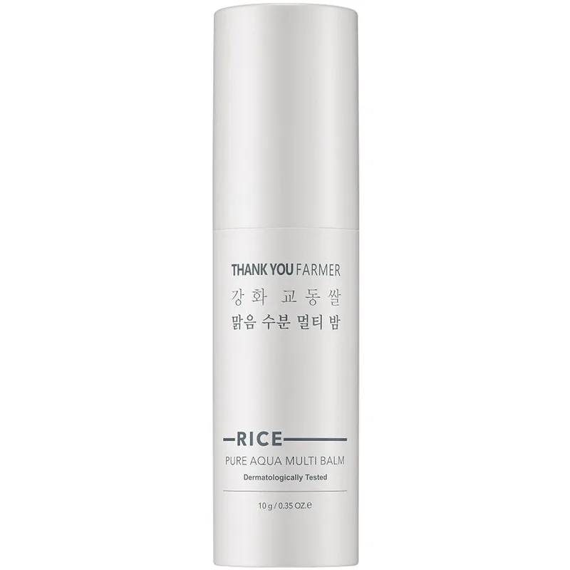 Thank You Farmer Rice Pure Aqua Multi Balm Ενυδατικό Πολυχρηστικό Βάλσαμο με Εκχύλισμα Ρυζιού για Ξηρές Περιοχές 10gr