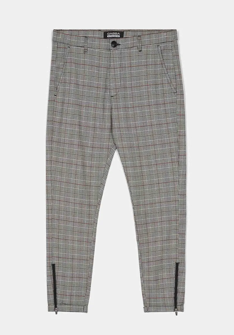 GABBA Pisa Παντελόνι της σειράς Kali - 10370 0072 Grey Check