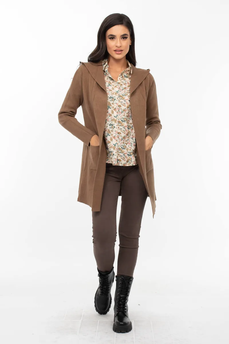 ΠΑΝΤΕΛΟΝΙ PLUS SIZE JEAN 5ΤΣΕΠΟ PUSH UP ΚΑΦΕ ΚΑΦΕ