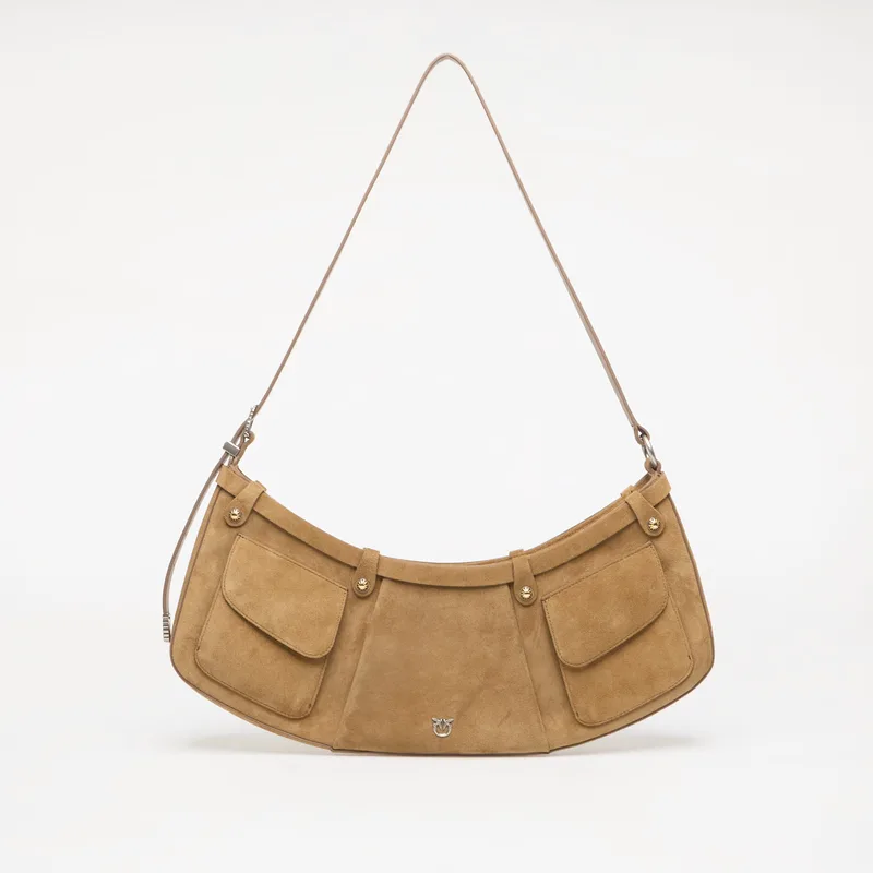 Pinko Pocket Body Bag Big Suede Πράσινο Cang Universal