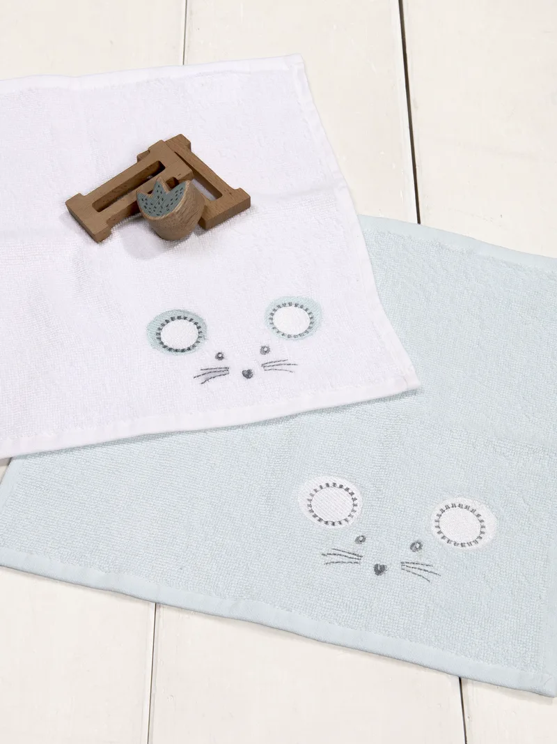 Σετ Πετσέτες 2 Τεμαχίων Nima Little Mouse 30x30