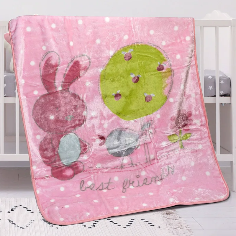 Κουβέρτα Βελουτέ Κούνιας 110x140 Beauty Home 5256 Rabbit 110x140