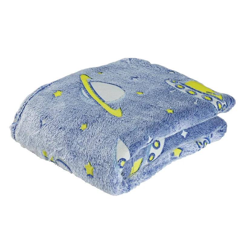 Das baby κουβερτα fleece 110χ150 relax 4863 κιτρινο, μπλε