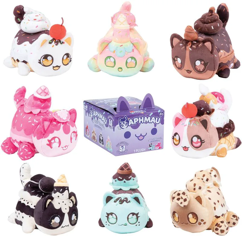 Aphmau-Ice Cream Treats Λούτρινη Συλλεκτική Φιγούρα 15cm-8 Σχέδια (1013-60271)