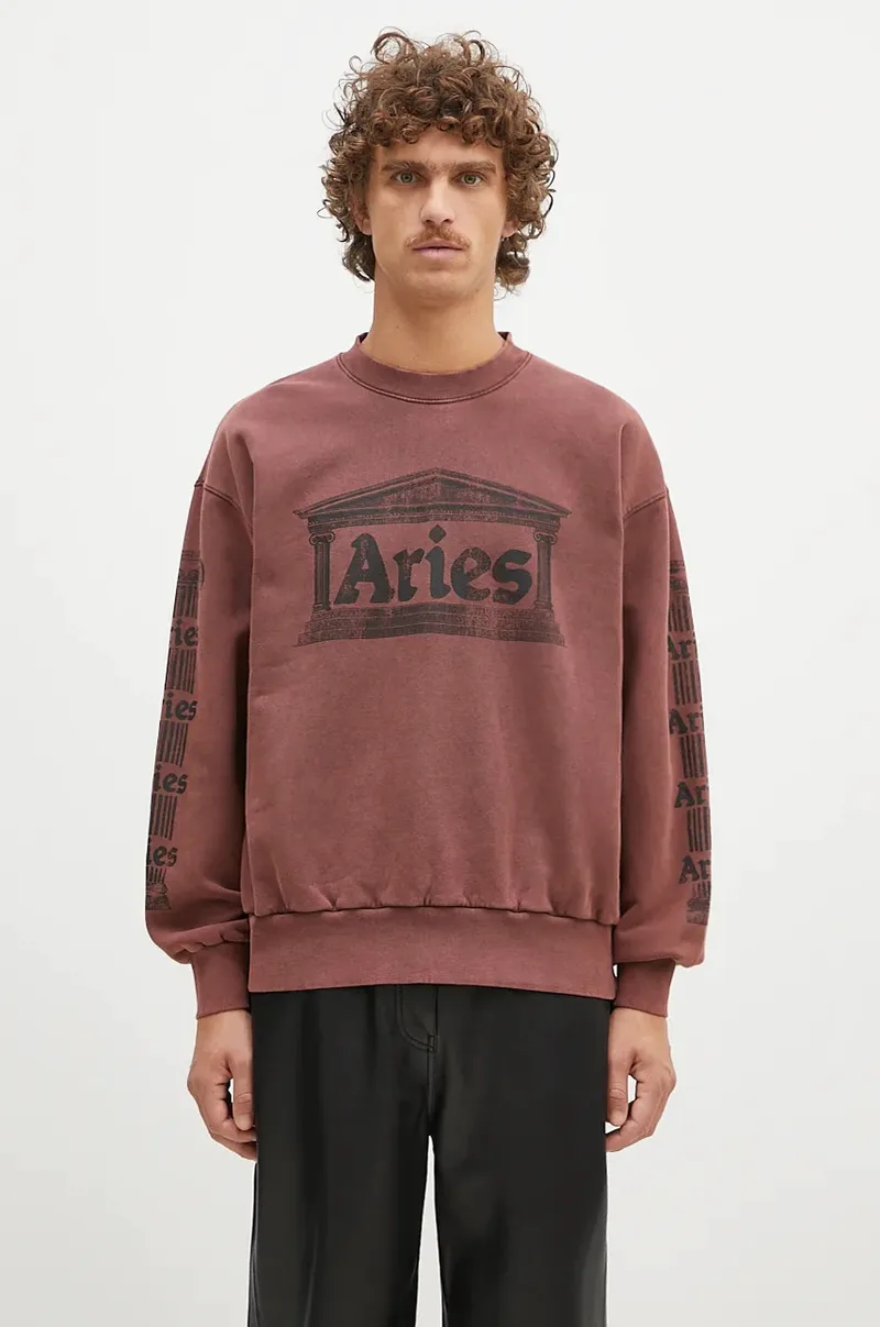 Βαμβακερή μπλούζα Aries Aged Ancient Column Sweat