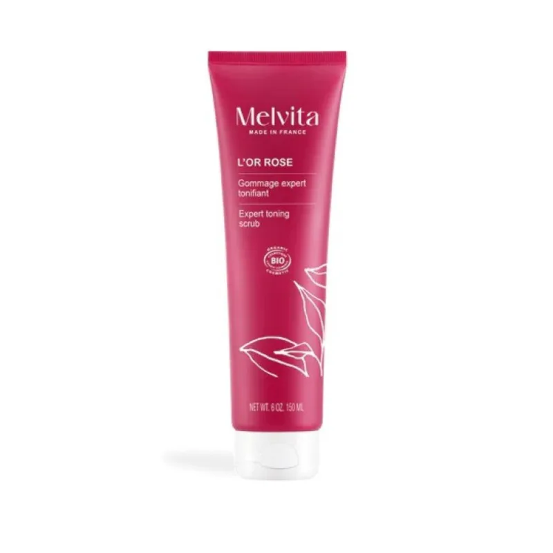 Melvita Rose Gold Scrub Silhouette Enriched Organic 150ml