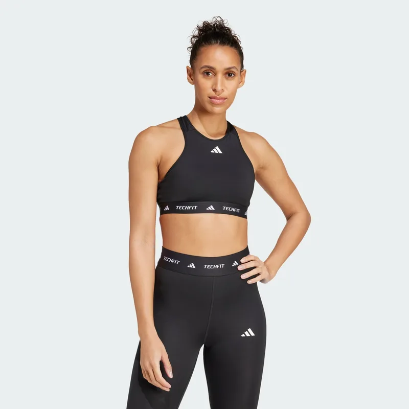 adidas Techfit Medium-Support Γυναικείο Αθλητικό Μπουστάκι (9000194524_1469)