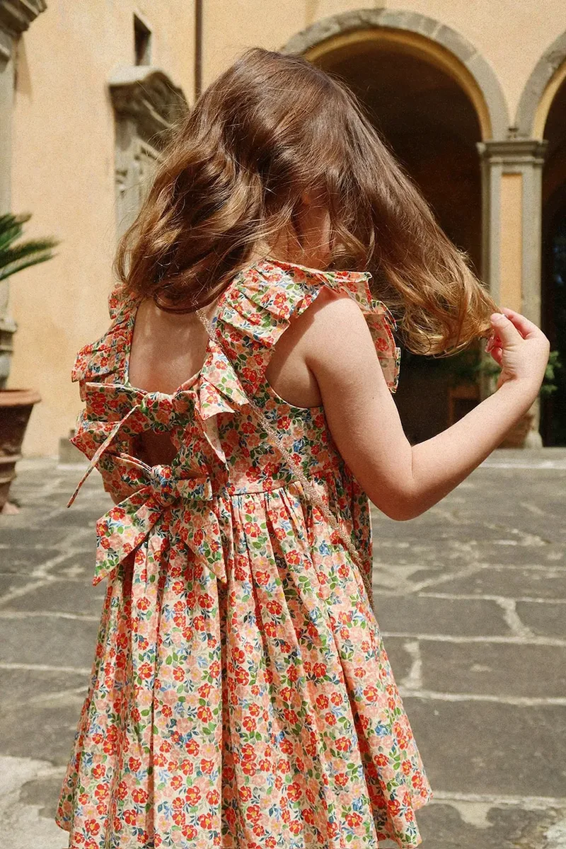 Παιδικό βαμβακερό φόρεμα Konges Sløjd CIANNA DRESS GOTS