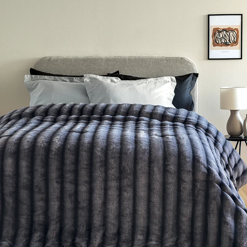 Κουβερτοπάπλωμα Υπέρδιπλο 230X250 Palamaiki Cate Grey (230x250)
