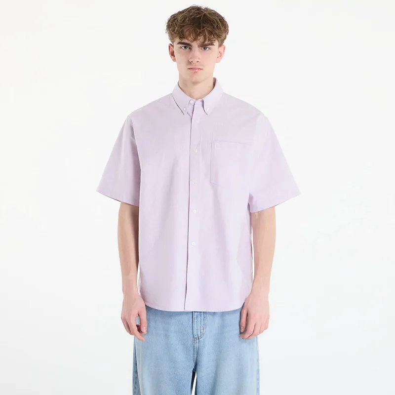 Πουκάμισο Carhartt WIP S/S Braxton Shirt UNISEX Gentle Purple/ Wax S