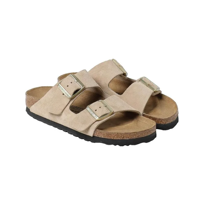 Σανδάλια BIRKENSTOCK Sandales Arizona Suede LEVE Sandcastle